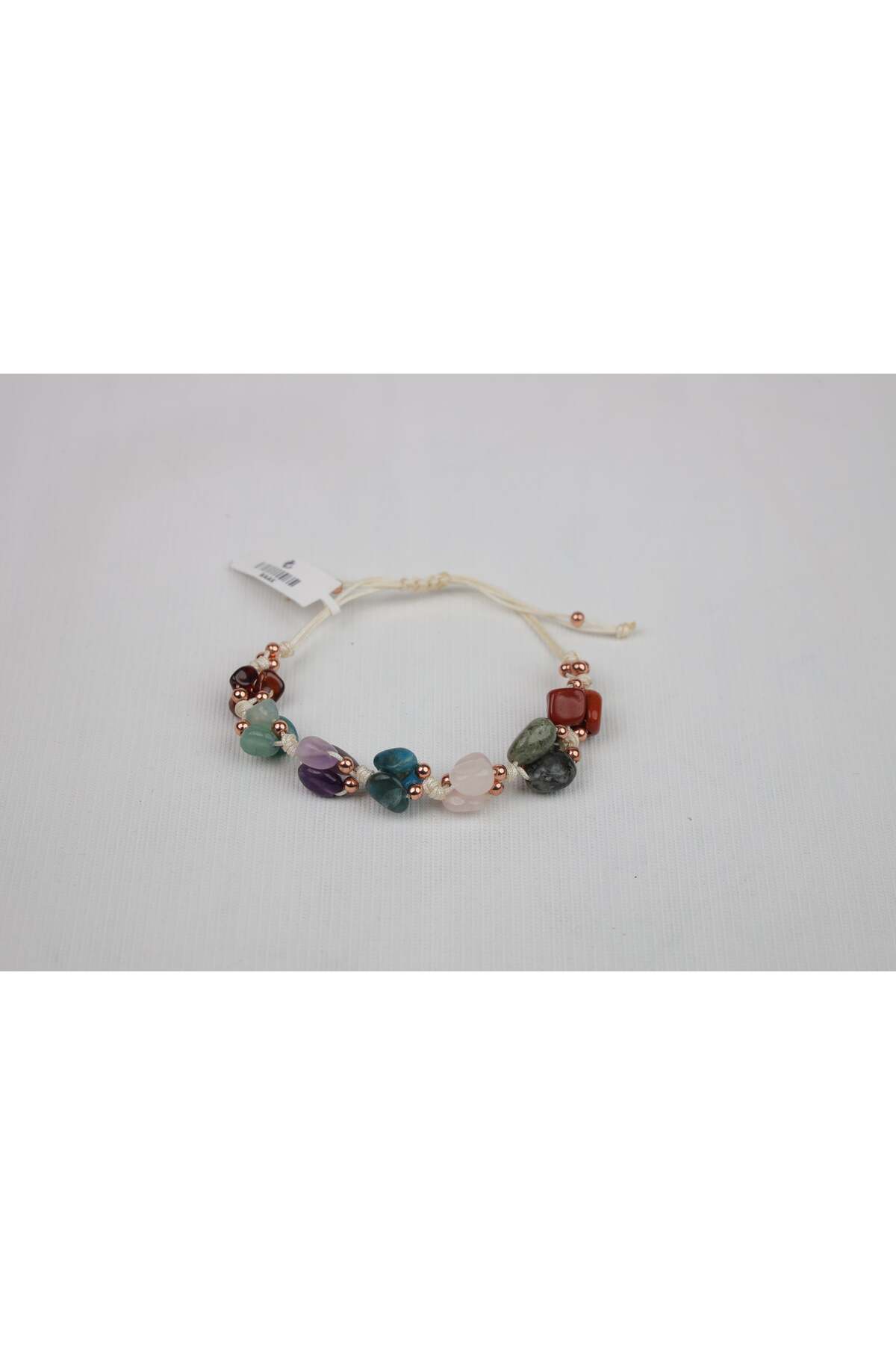 Virgo Natural Stone Necklace and Bracelet, Genuine Natural Stone Jewelry Set — image 3