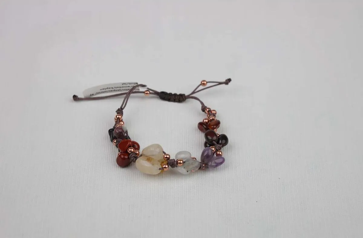 Scorpio Natural Stone Necklace and Bracelet, Genuine Stone, Necklace, Bracelet, Jewelry Set — image 3