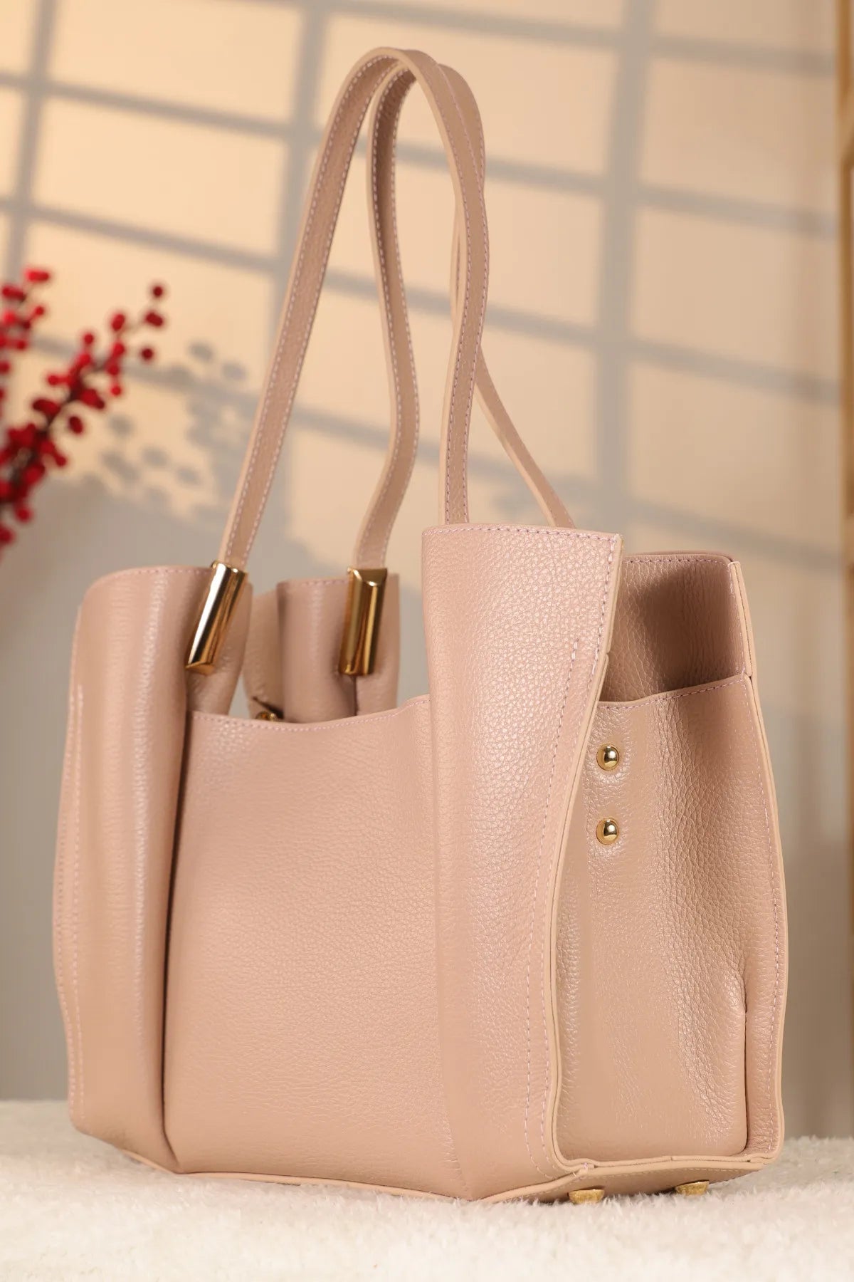 Leather Bag - 40388 - Salmon — image 2