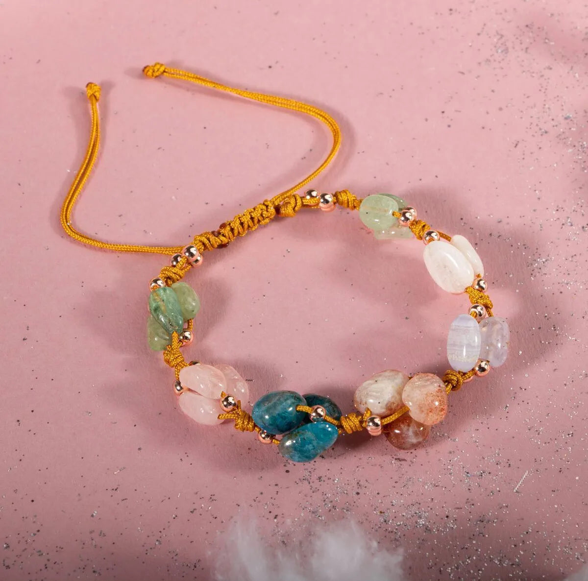 Gemini Natural Stone Necklace and Bracelet, Jewelry Set, Genuine Natural Stone, Necklace Bracelet — image 3