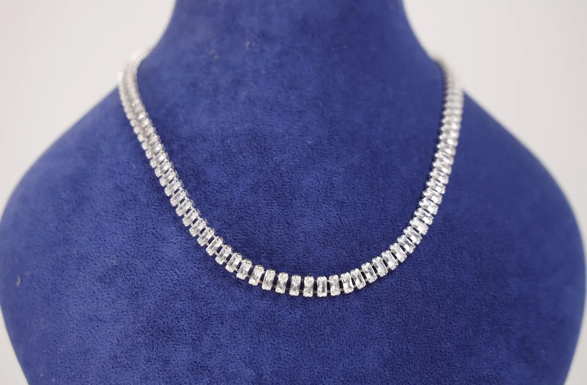Zirkon Takı Seti - Amasra / Rodyum Kaplama / Günlük , Düğün , Nişan , Hediyelik , Özel Günler , Kına — görsel 2